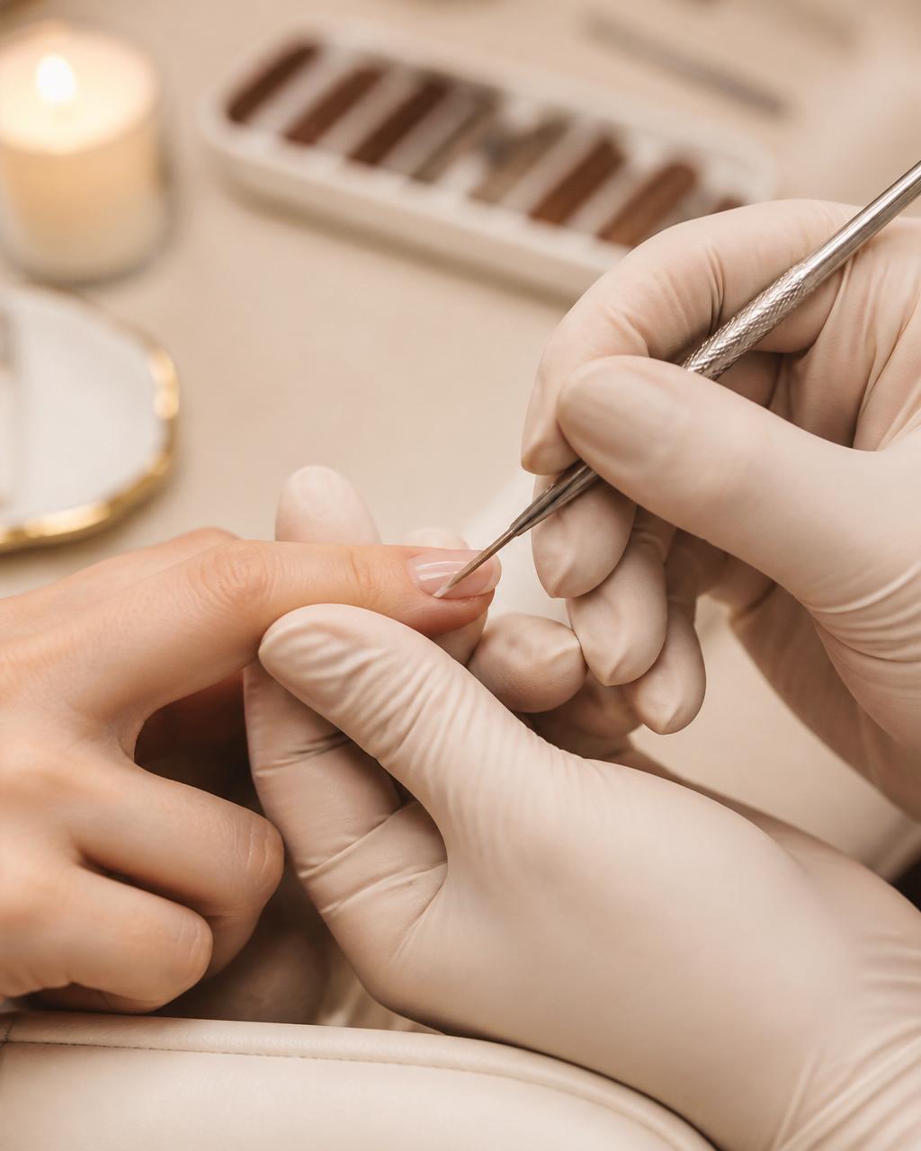Extensions nail service at Beautyphile Cork